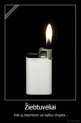 Žiebtuvėliai - Kiek jų bepirktum vis kažkur dingsta..