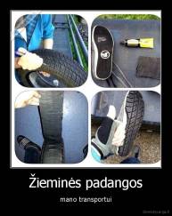 Žieminės padangos - mano transportui