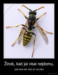 Žinok, kad jai visai neįdomu, - pas tave ten sūru ar ne sūru