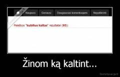 Žinom ką kaltint... - 