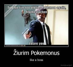 Žiurim Pokemonus - like a boss