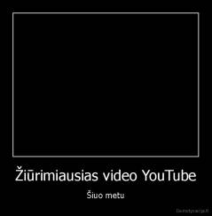 Žiūrimiausias video YouTube - Šiuo metu