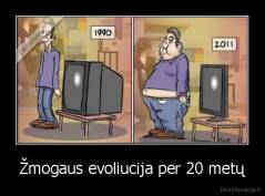Žmogaus evoliucija per 20 metų - 