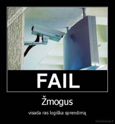 Žmogus - visada ras logiška sprendimą