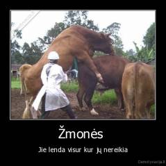 Žmonės  - Jie lenda visur kur jų nereikia