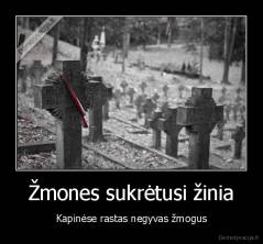 Žmones sukrėtusi žinia - Kapinėse rastas negyvas žmogus