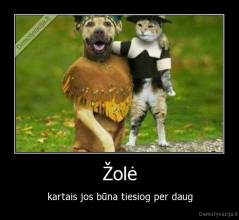 Žolė - kartais jos būna tiesiog per daug