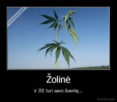 Žolinė - ir JIE turi savo šventę...