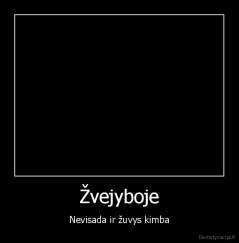 Žvejyboje - Nevisada ir žuvys kimba