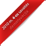 -os savaitės demotyvacija